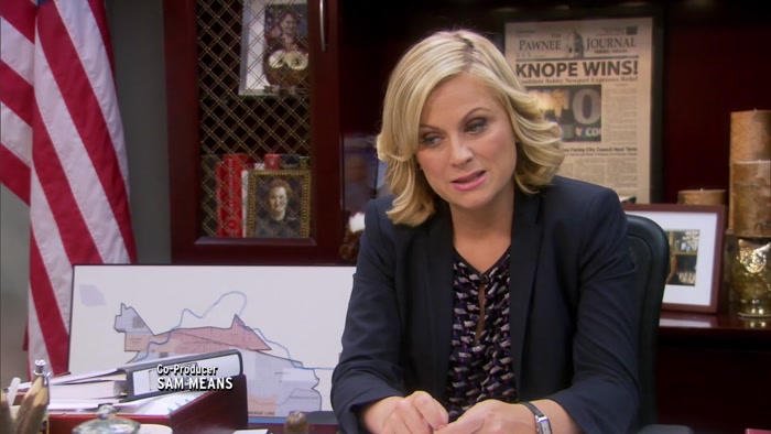 - WELL... - HEY, LESLIE. 