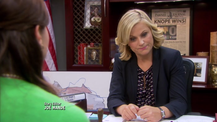 HEY. UH, YOU ARE EXCUSED, FAKE ANN. 