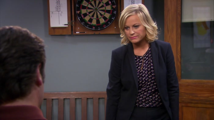 ANN IS THINKING ABOUT LEAVING PAWNEE. 