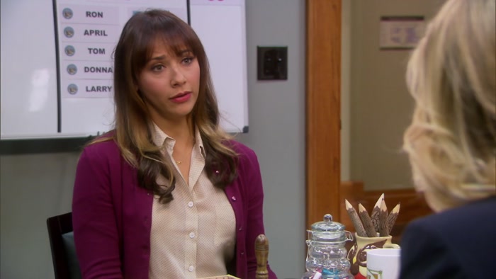 AND WE ARE THINKING VERY SERIOUSLY ABOUT LEAVING PAWNEE 