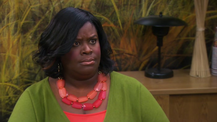OKEY-DOKEY, LESLIE. YOU'RE MAD AT ME. 