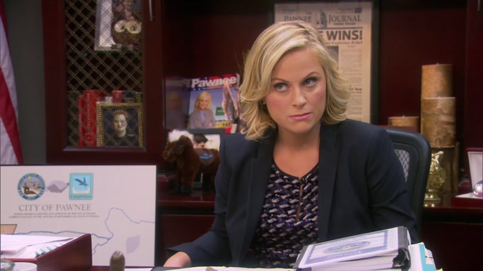 AND WE ARE THINKING VERY SERIOUSLY ABOUT LEAVING PAWNEE 