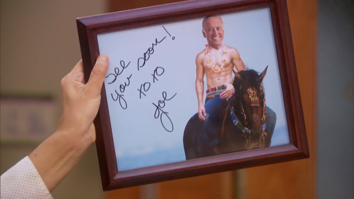 JOE BIDEN ON A HORSE SHIRTLESS. THAT'S AMAZING! 