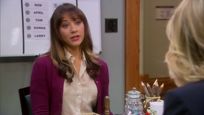 AND WE ARE THINKING VERY SERIOUSLY ABOUT LEAVING PAWNEE 