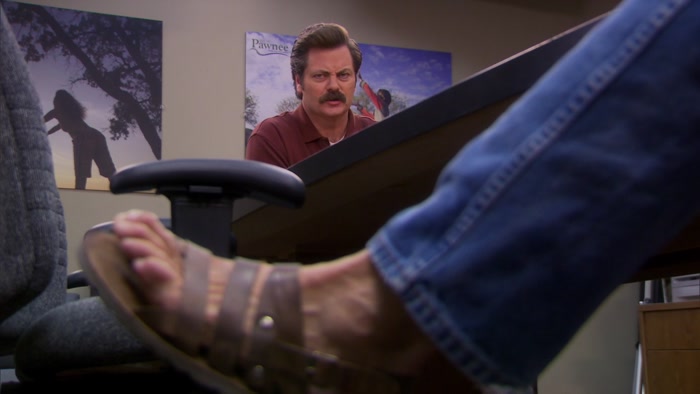 MY TRUSTY SANDALS.  