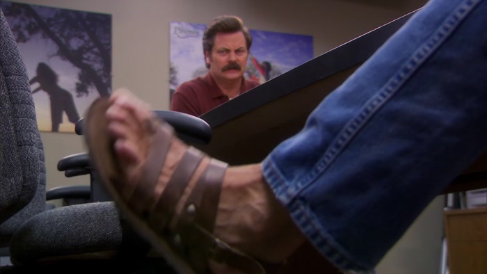 MY TRUSTY SANDALS.  