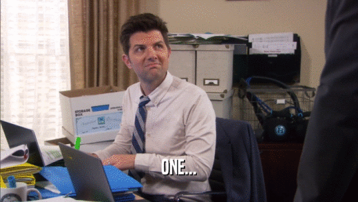 ONE...  