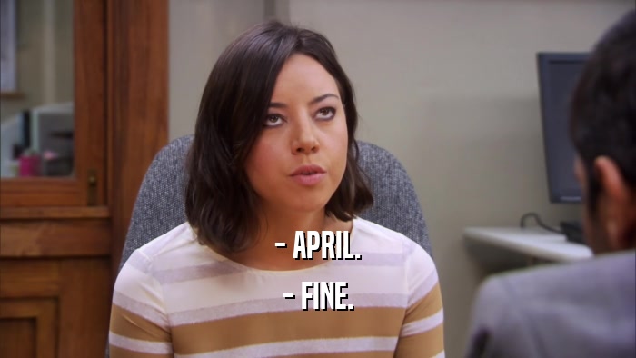 - APRIL. - FINE. 