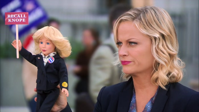 I'M LESLIE KNOPE. TELL YOUR PARENTS TO RECALL ME. 
