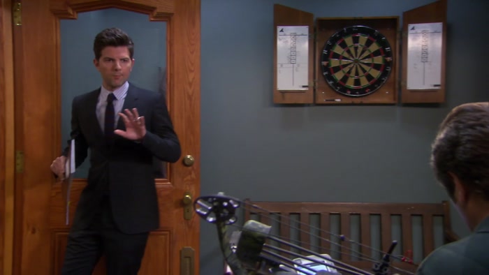 WHOA. I AM PRETTY SURE YOU SHOULDN'T HAVE A WEAPON AT WORK. 