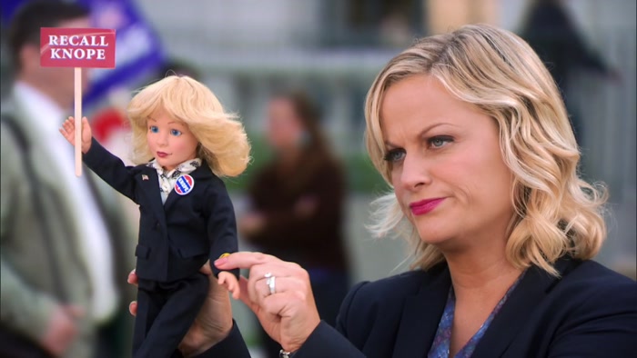I'M LESLIE KNOPE. TELL YOUR PARENTS TO RECALL ME. 