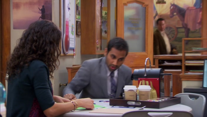 NADIA, I DIDN'T KNOW WHAT YOU WANTED, SO I GOT YOU A CAPPUCCINO, A LATTE, 