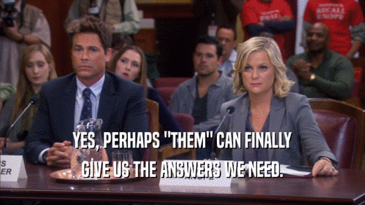 YES, PERHAPS 