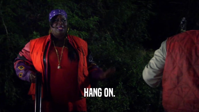 HANG ON.  