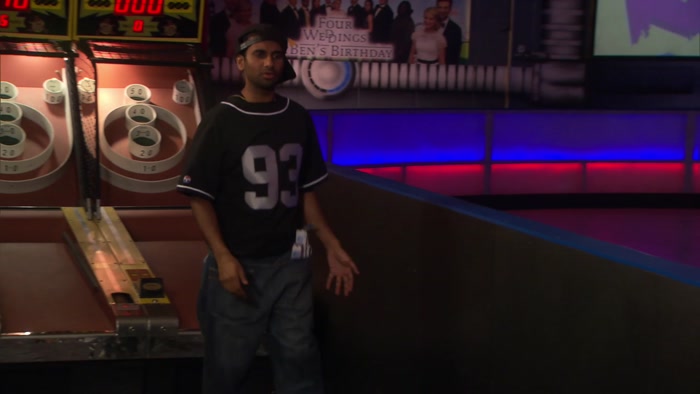 I'VE BEEN PLAYING SKEE BALL FOR, LIKE, TWO HOURS TRYING TO WIN THAT FOR NADIA. 