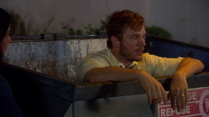 JUST HERE IN THIS DUMPSTER 'CAUSE I JUMPED IN. 