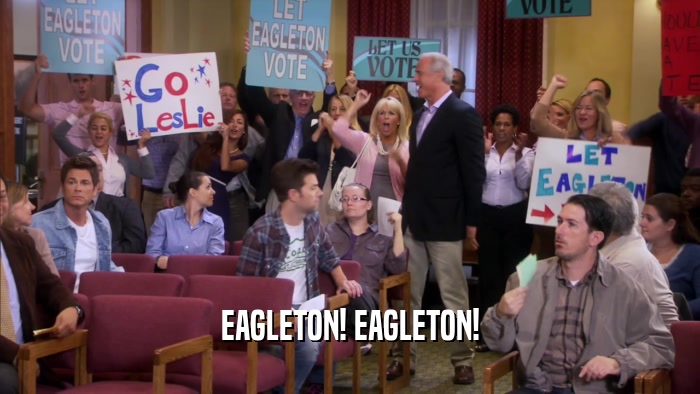 EAGLETON! EAGLETON!  