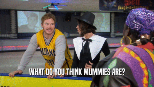 WHAT DO YOU THINK MUMMIES ARE?
  