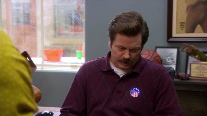 APPARENTLY, JOAN CALLAMEZZO WANTS ME TO GO ON PAWNEE TODAY 