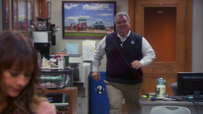 LARRY, EVERYONE ELSE WAS ABLE TO MAKE IT TO THE COMMITTEE MEETING ON TIME. 