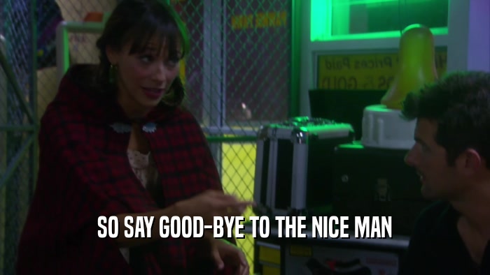 SO SAY GOOD-BYE TO THE NICE MAN  