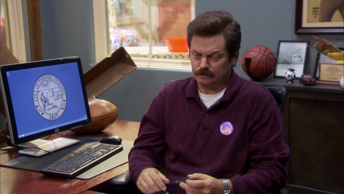 RON'S IN BLOOSH!  