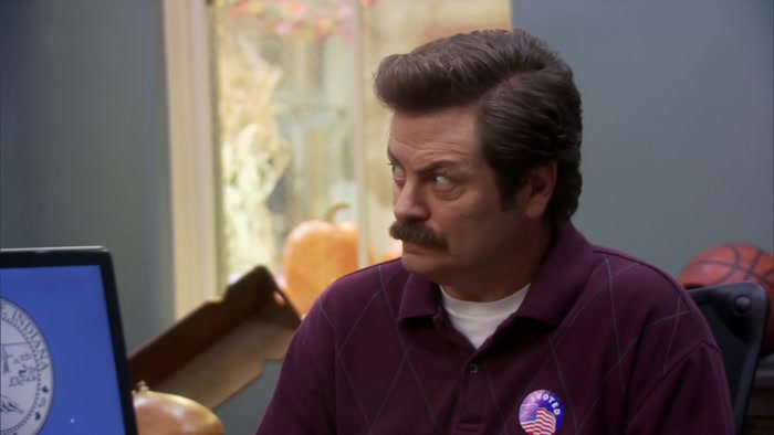 - RON! YOU'RE IN BLOOSH! - WHAT? 