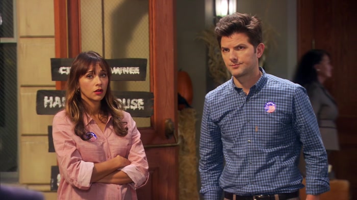 LESLIE'S BEEN HOLDING IT TOGETHER PRETTY WELL, 