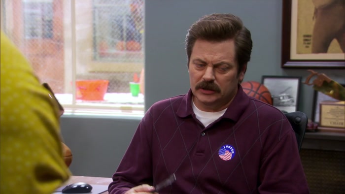 APPARENTLY, JOAN CALLAMEZZO WANTS ME TO GO ON PAWNEE TODAY 