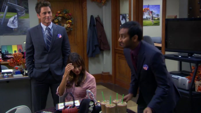 AND LARRY WENT TO GET PIZZAS FOR EVERYONE. 