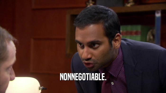 NONNEGOTIABLE.  