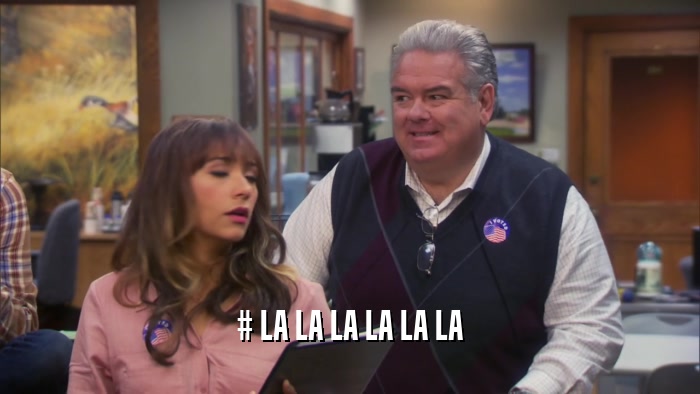 # LA LA LA LA LA LA  