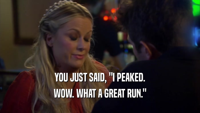 YOU JUST SAID, 