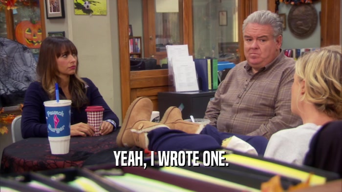 YEAH, I WROTE ONE.  