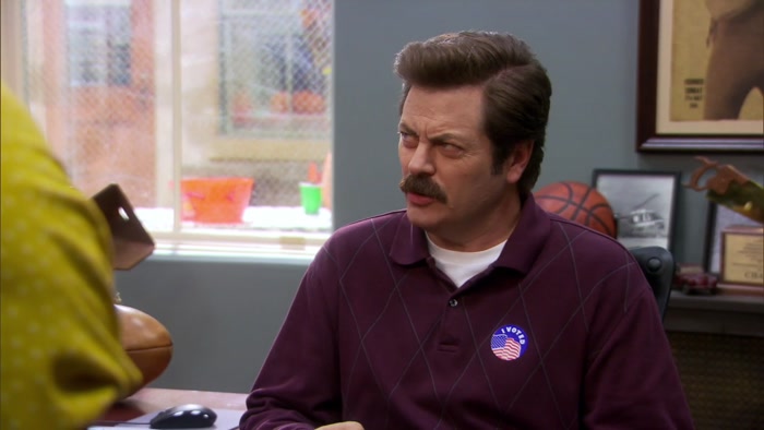 APPARENTLY, JOAN CALLAMEZZO WANTS ME TO GO ON PAWNEE TODAY 