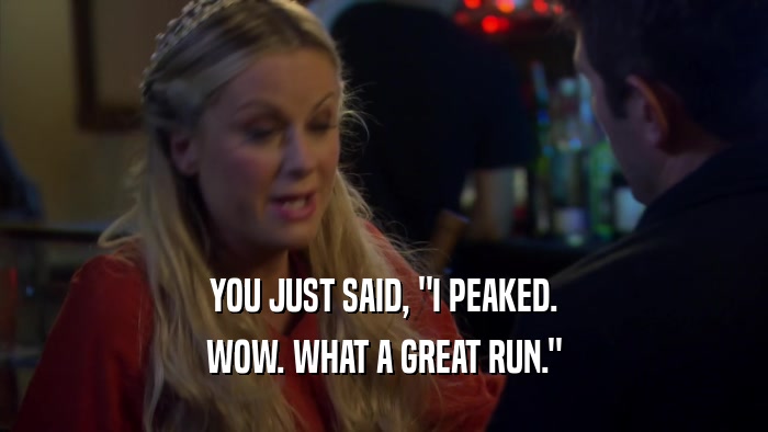 YOU JUST SAID, 