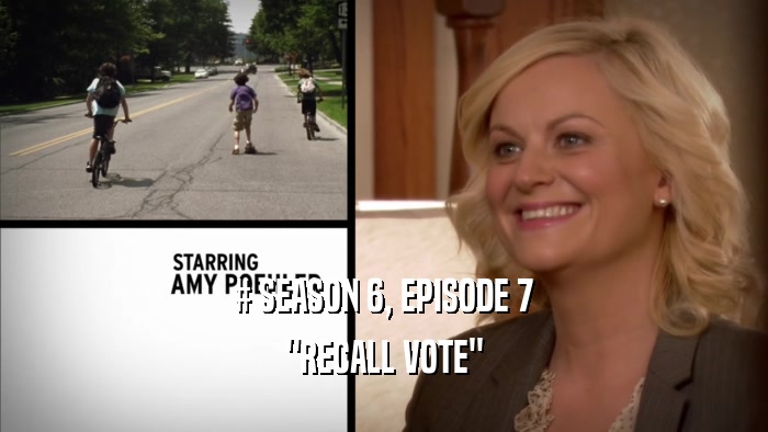 # SEASON 6, EPISODE 7 