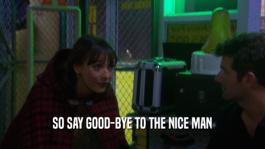 SO SAY GOOD-BYE TO THE NICE MAN  