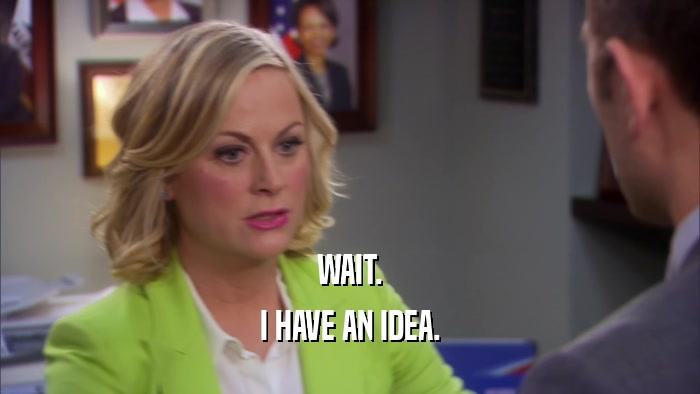 WAIT. I HAVE AN IDEA. 