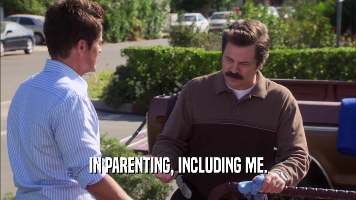 IN PARENTING, INCLUDING ME.  