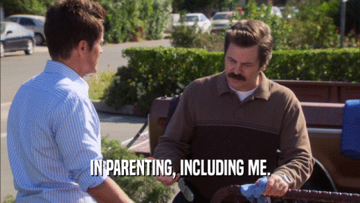IN PARENTING, INCLUDING ME.  