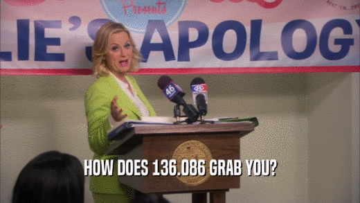 HOW DOES 136.086 GRAB YOU?  