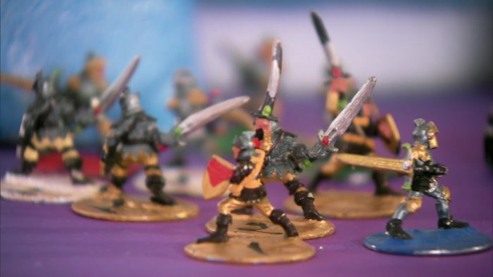 TWO WIZARDS, A MAVERICK, THE ARBITER, TWO WARRIORS, 
