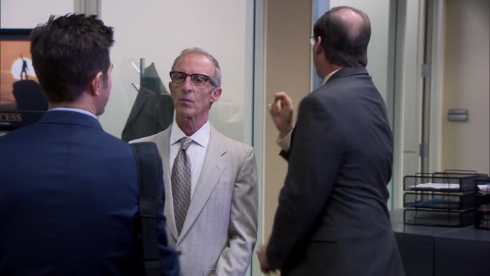 DAD! HE'S HERE!  
