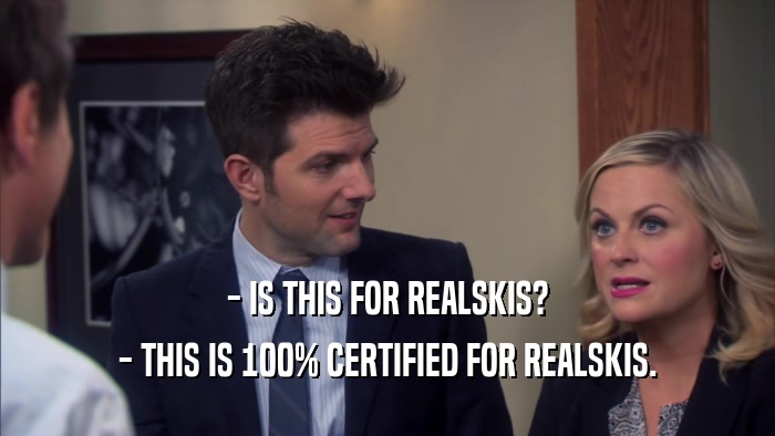 - IS THIS FOR REALSKIS? - THIS IS 100% CERTIFIED FOR REALSKIS. 