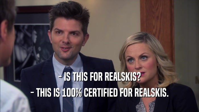 - IS THIS FOR REALSKIS? - THIS IS 100% CERTIFIED FOR REALSKIS. 