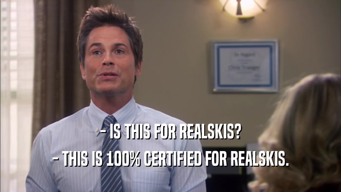 - IS THIS FOR REALSKIS? - THIS IS 100% CERTIFIED FOR REALSKIS. 
