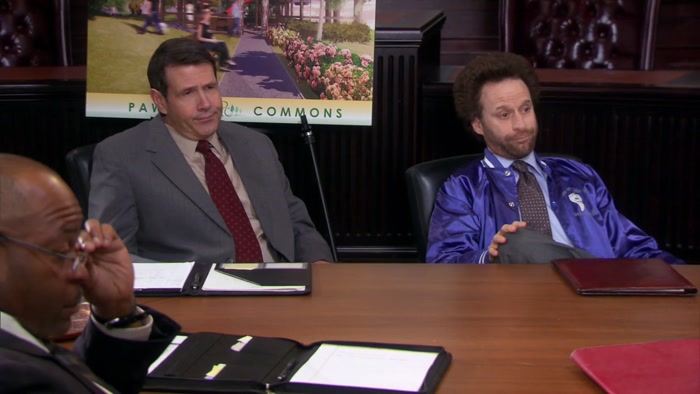 THE MONEY FOR THE PAWNEE COMMONS, AKA THE GREATEST FUTURE PARK IN THE WORLD, 