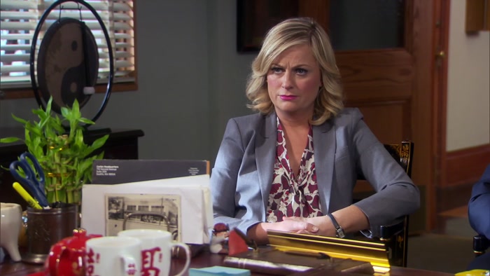 LESLIE, YOU'RE MY BEST FRIEND TOO. 