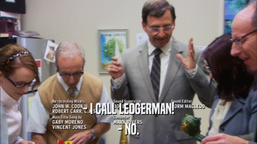 - I CALL LEDGERMAN! - NO. 